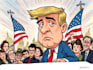 do a political cartoon art