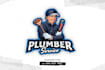 do modern creative high quality plumber logo design