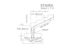 design 2d staircase detail drawing in autocad with dimensions