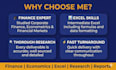 do financial data entry, business research, and excel work