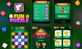 design 2d mobile game UI UX and interface professionally
