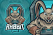 do high quality modern attractive rabbit logo