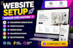 set up squarespace website, connect domain and launch squarespace
