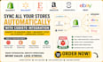 sync shopify to amazon ebay wallmart etsy via codisto integration linnworks