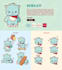 design custom sticker cute pack