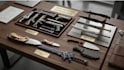 model prop knife design, dagger design, blade axe design, weapon concept art