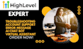 gohighlevel account assistance troubleshooting account setup error message bug
