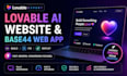 build high converting lovable ai website base44 web app