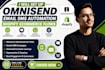 setup omnisend email automation sms marketing shopify ecommerce flows