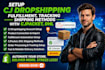 setup cj dropshipping fulfillment tracking shipping methods with cjpacket dhl