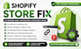 fix shopify broken links navigation metafield and inventory product store issues