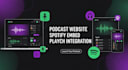 build podcast website, podcast player integration, spotify podcast embed setup