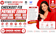 ecwid webflow checkout fix payment error mobile bug speed seo cart issue store