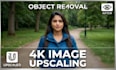 provide professional 4k image upscaling and object removal