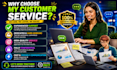 provide professional live chat support and customer service