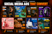 design amazing, editable social media posts and ads