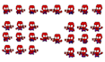 create pixel art spritesheet, tileset, 2d game assets, pixel art character