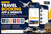 develop travel booking app or website with flights hotels and cab system
