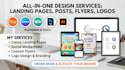 design canva landing page website canva website design