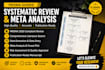 conduct prisma systematic review and meta analysis for publication