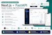 build a modern saas web app using nextjs and fastapi