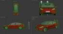 create electric car 3d modeling,ev rendering,automotive cgi,cinematic car render