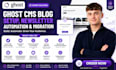 setup ghost cms blog website with ghost newsletter automation migrate ghost cms