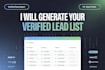 build verified b2b prospect email list, google map scrapping,GEO targeted lead