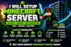 setup minecraft server spigot paper with plugins