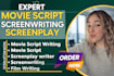 write screenplay movie script screenwriting script writing scriptwriting video