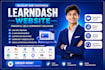 build wordpress lms website with tutor lms pro, learndash buddyboss, masterstudy