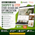 shopify or etsy store design, build and optimization for more sales