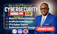 cybersecurity PPT slides, course presentation, training and powerpoint design
