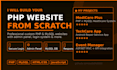 build a PHP mysql website with admin panel