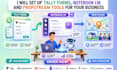 set up tally forms, notebook lm, typeform and propstream tools for your business