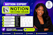 build your notion second brain notion crm adhd notion dashboard notion database