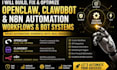 build fix optimize openclaw clawdbot n8n automation workflows bot systems