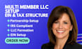 form your multi member llc with ein and partnership tax setup