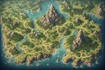 create a fantasy map illustration for map