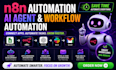 n8n automation, ai agent, workflow automation and API integration