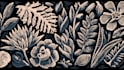 illustrate botanical and linocut c