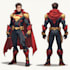 create scifi, fantasy, superhero character design