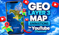 do map animation short and long video geo layer 3