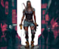draw high quality cyberpunk character design with neon style