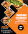 design food and burger social media ads