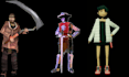 create low poly ps1 style 3d character model for games and unity