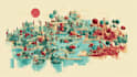 design a vector map illustration