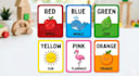 create printable kids learning flashcards PDF for education