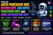 do auto purchase bot,buying bot, ahk bots, pokemon bot and web automation bot