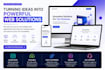 develop custom web application with frontend and backend
